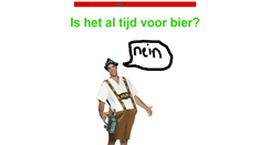 Desktop Screenshot of ishetaltijdvoorbier.nl